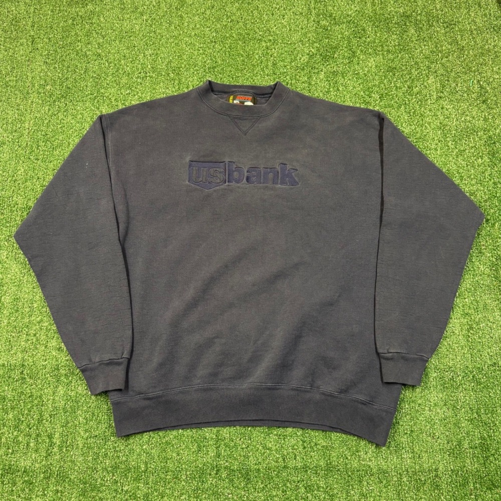 Vintage 90s Soffe US Bank Crewneck Sweatshirt